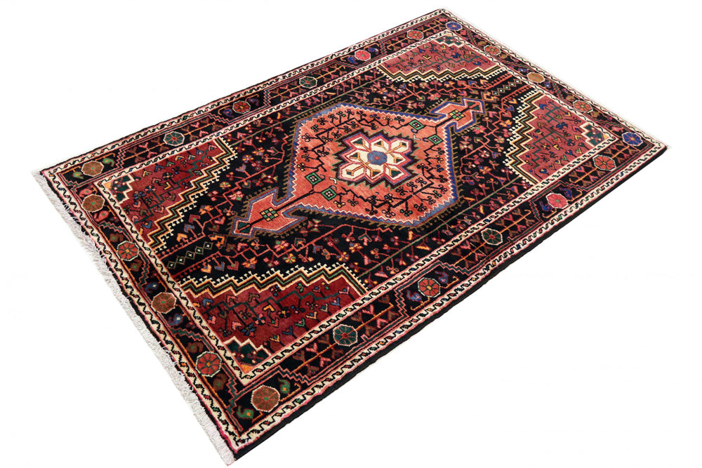 Perser Rug - Nomadic - 200 x 128 cm - dark red