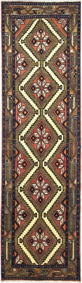 Runner Perser Rug - Nomadic - 288 x 77 cm - dark beige