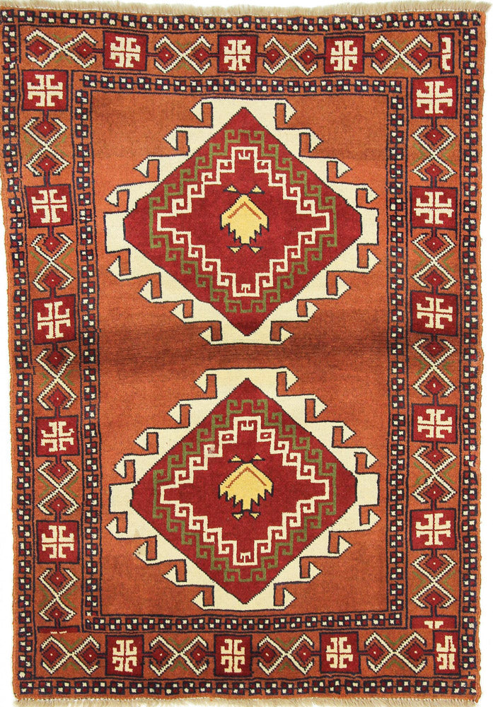 Perser Rug - Nomadic - 150 x 105 cm - terracotta