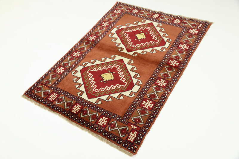 Perser Rug - Nomadic - 150 x 105 cm - terracotta