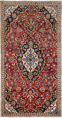 Perser Rug - Keshan - 260 x 136 cm - red