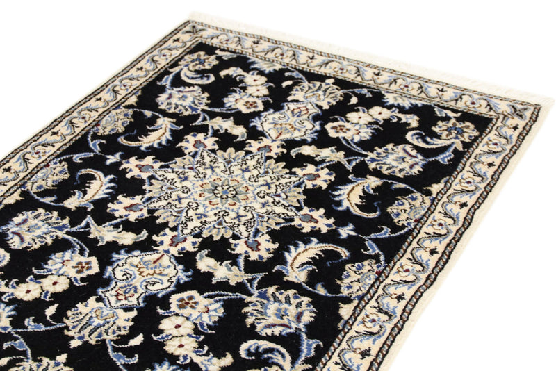 Runner Perser Rug - Nain - 197 x 72 cm - dark blue