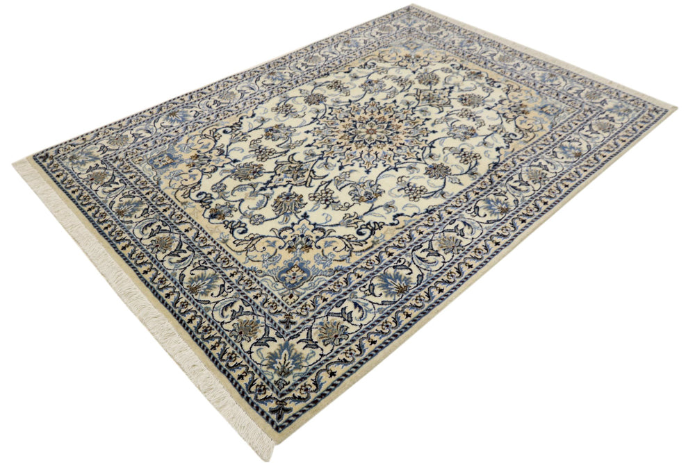 Perserteppich - Nain - 203 x 144 cm - creme