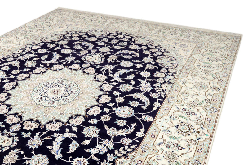 Perser Rug - Nain - 345 x 246 cm - dark blue