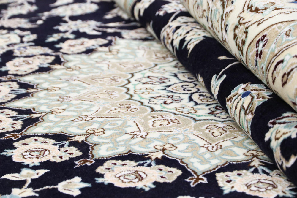 Perser Rug - Nain - 345 x 246 cm - dark blue