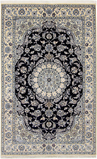 Perser Rug - Nain - 246 x 154 cm - dark blue