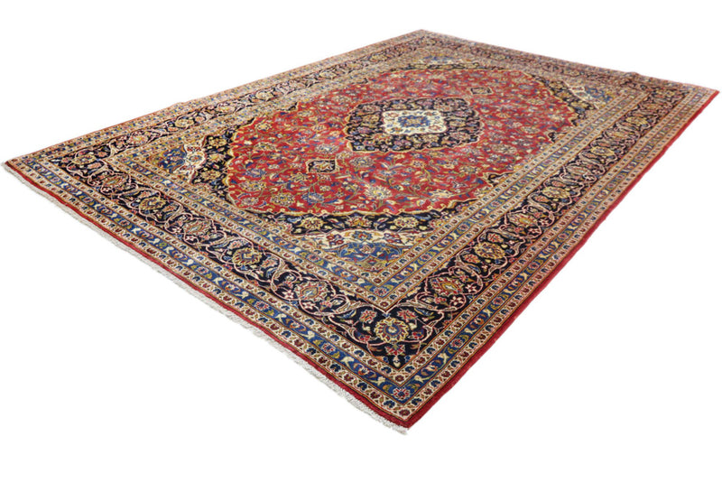 Perser Rug - Keshan - 350 x 250 cm - red