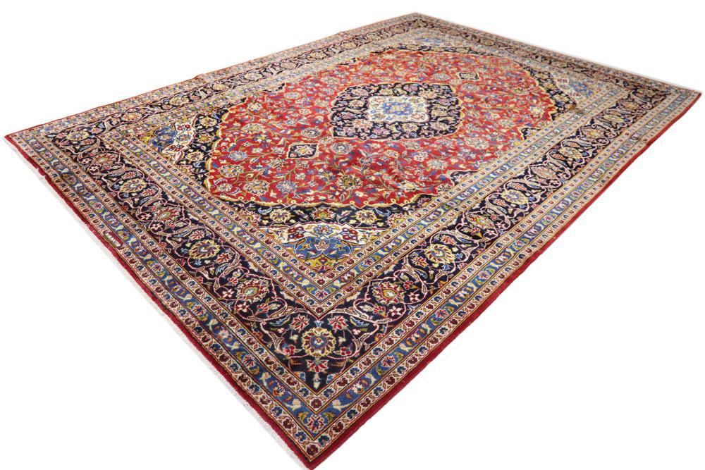 Perserteppich - Keshan - 350 x 250 cm - rot