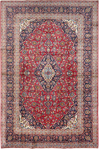 Perser Rug - Keshan - 360 x 245 cm - red