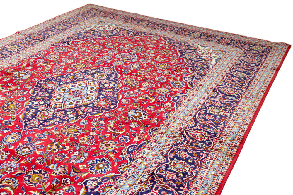 Perser Rug - Keshan - 360 x 245 cm - red
