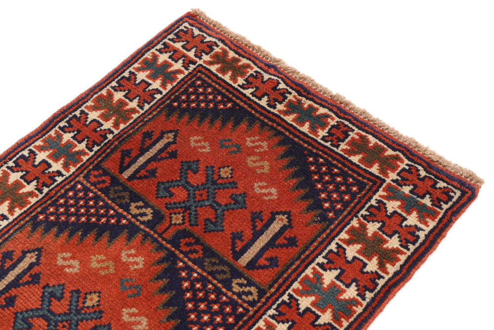 Runner Perser Rug - Nomadic - 190 x 65 cm - red