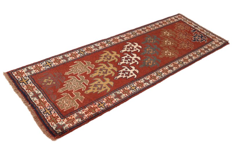 Runner Perser Rug - Nomadic - 195 x 65 cm - red