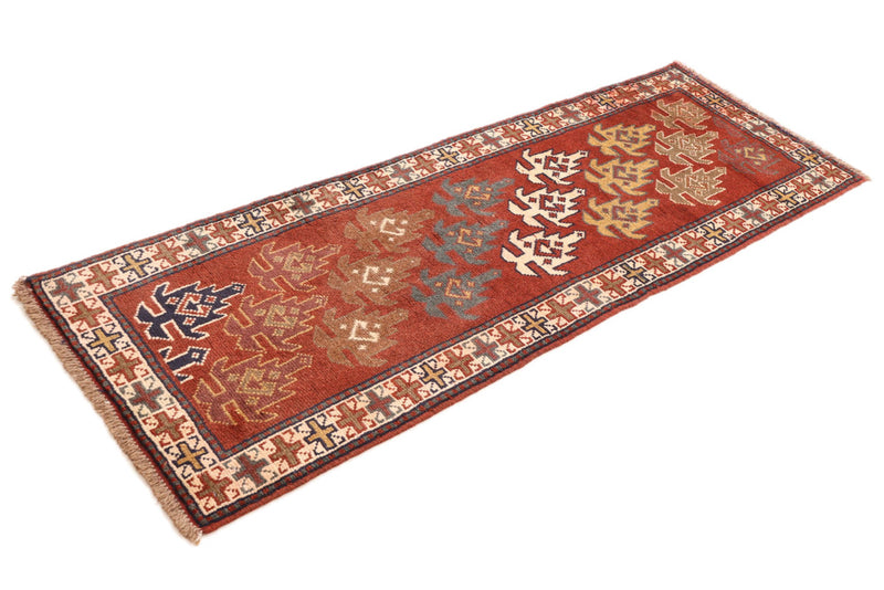 Runner Perser Rug - Nomadic - 195 x 65 cm - red