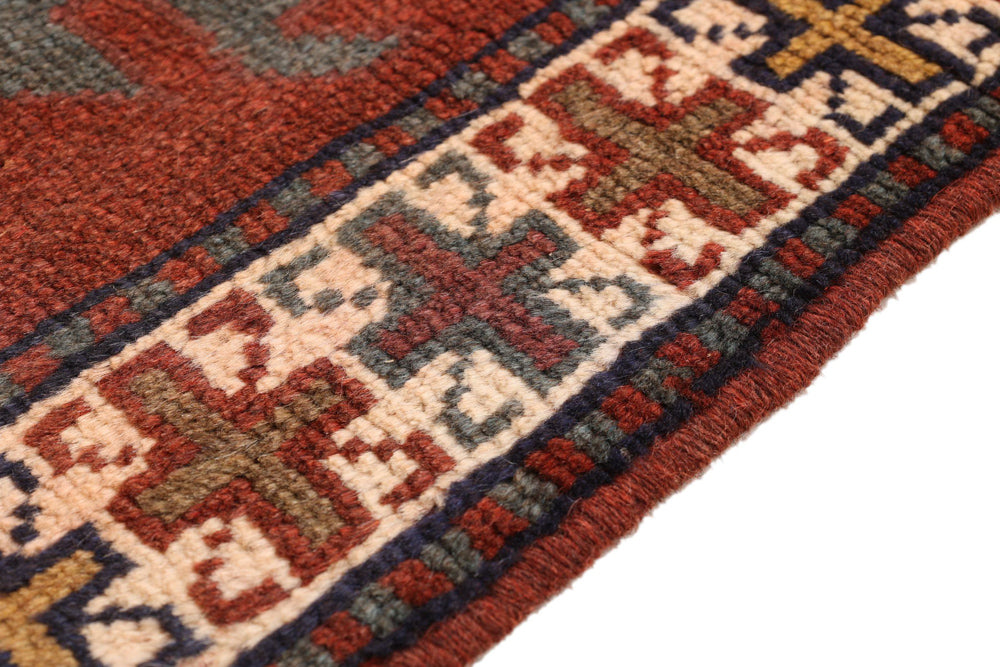 Runner Perser Rug - Nomadic - 195 x 65 cm - red