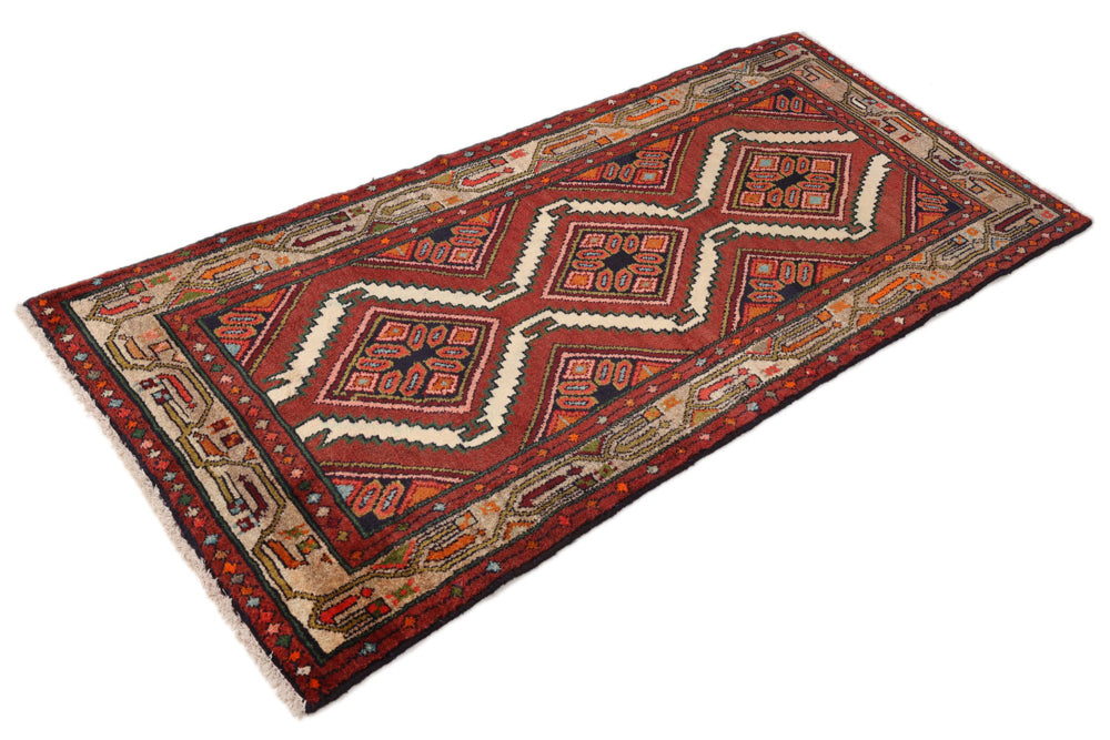 Runner Perser Rug - Nomadic - 185 x 80 cm - rust