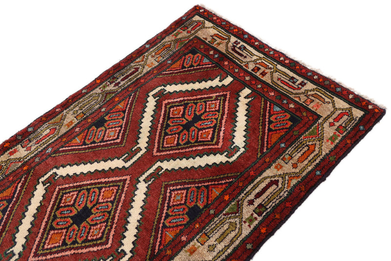 Runner Perser Rug - Nomadic - 185 x 80 cm - rust