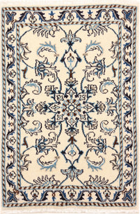 Perser Rug - Nain - 90 x 60 cm - cream