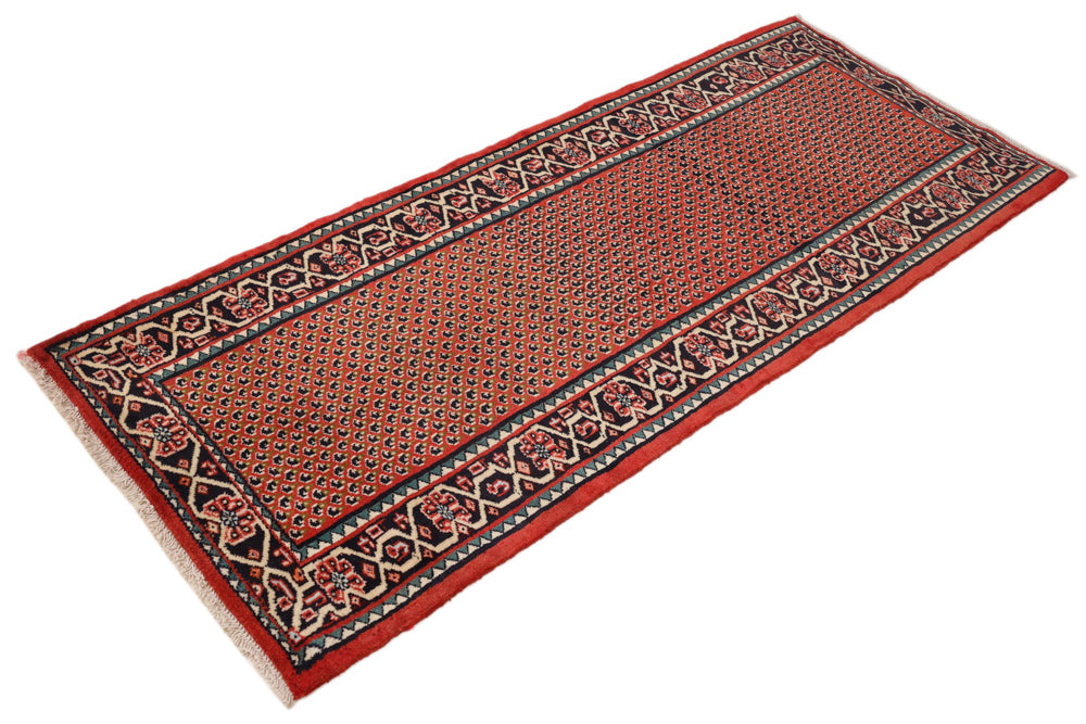 Runner Perser Rug - Mir - 184 x 73 cm - rust