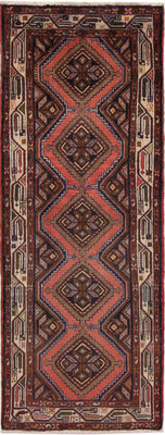 Runner Perser Rug - Nomadic - 207 x 79 cm - rust