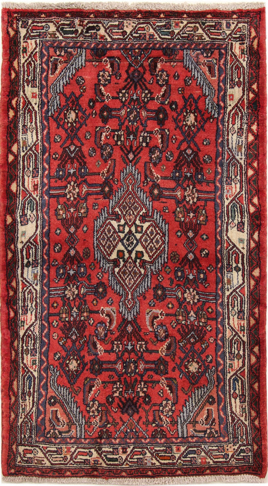 Perser Rug - Nomadic - 140 x 80 cm - red