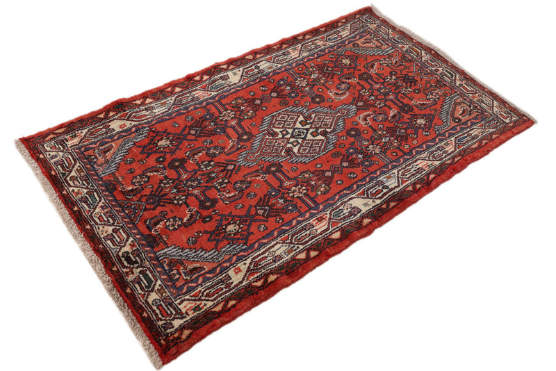 Perser Rug - Nomadic - 140 x 80 cm - red