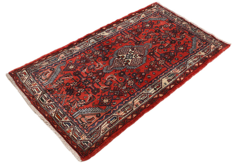 Perser Rug - Nomadic - 140 x 80 cm - red