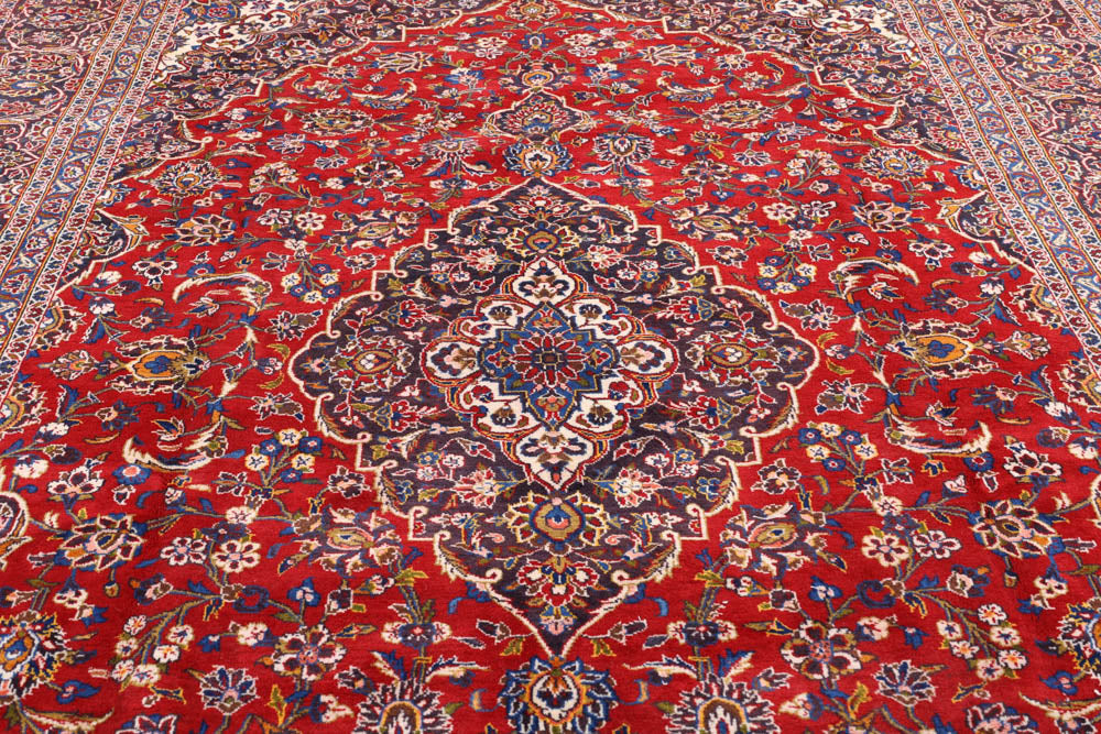 Perser Rug - Keshan - 385 x 260 cm - red