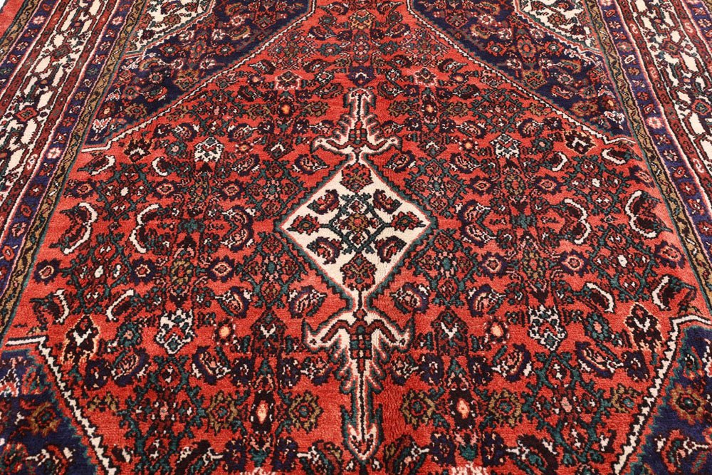 Perser Rug - Nomadic - 305 x 210 cm - dark red