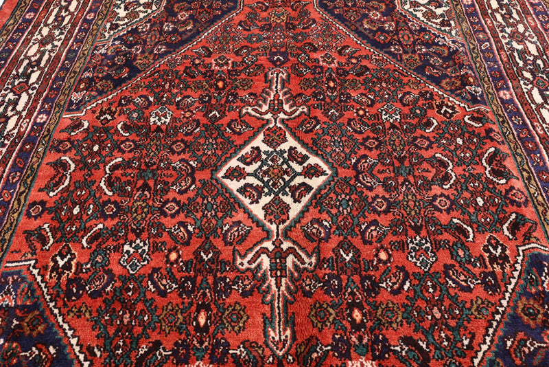 Perser Rug - Nomadic - 305 x 210 cm - dark red