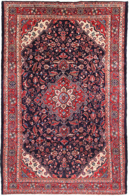 Perser Rug - Nomadic - 350 x 215 cm - dark red