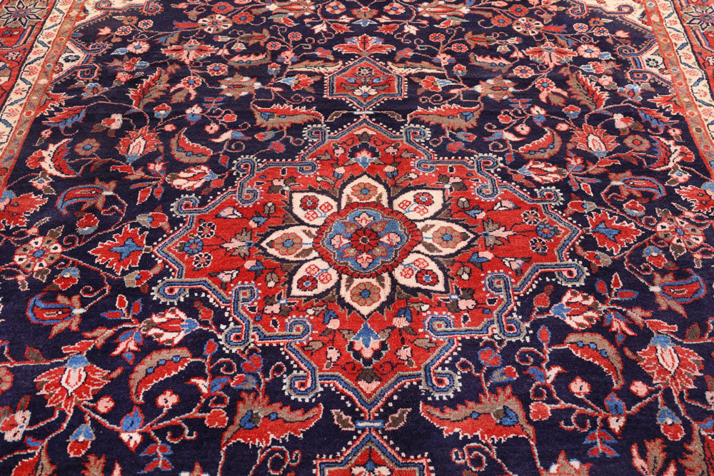 Perser Rug - Nomadic - 350 x 215 cm - dark red