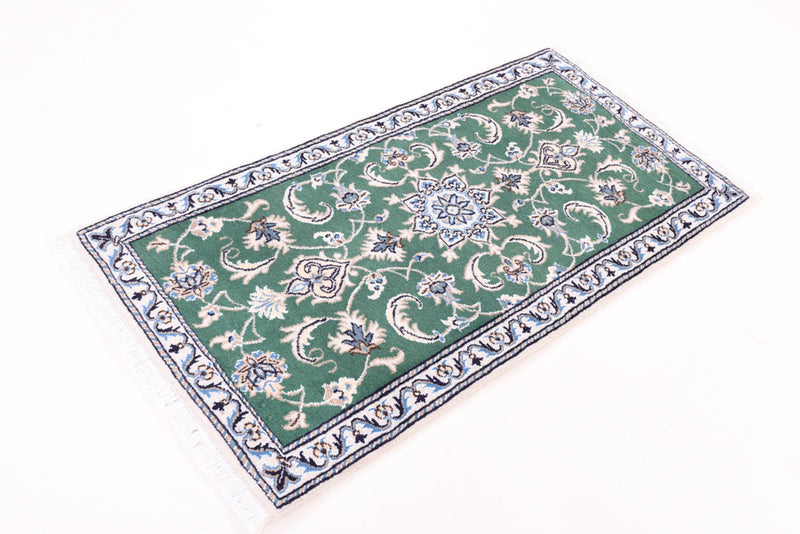 Perser Rug - Nain - 137 x 70 cm - green