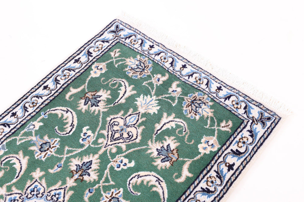 Perser Rug - Nain - 137 x 70 cm - green