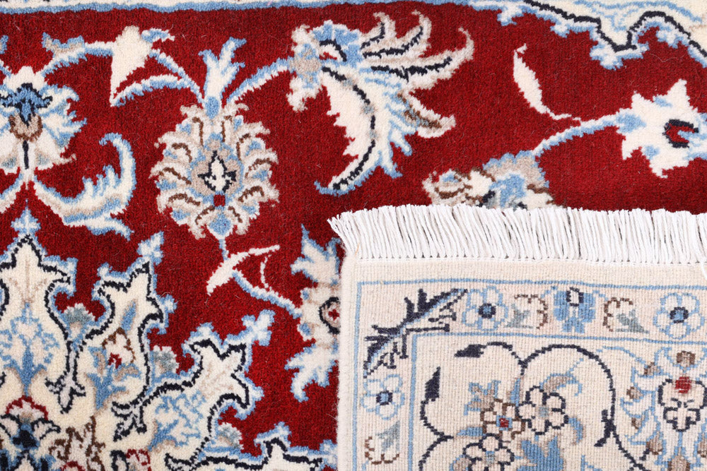 Perser Rug - Nain - 213 x 120 cm - red