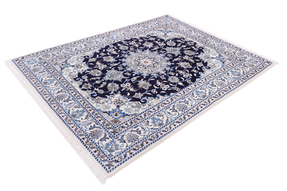 Perser Rug - Nain - 200 x 150 cm - dark blue