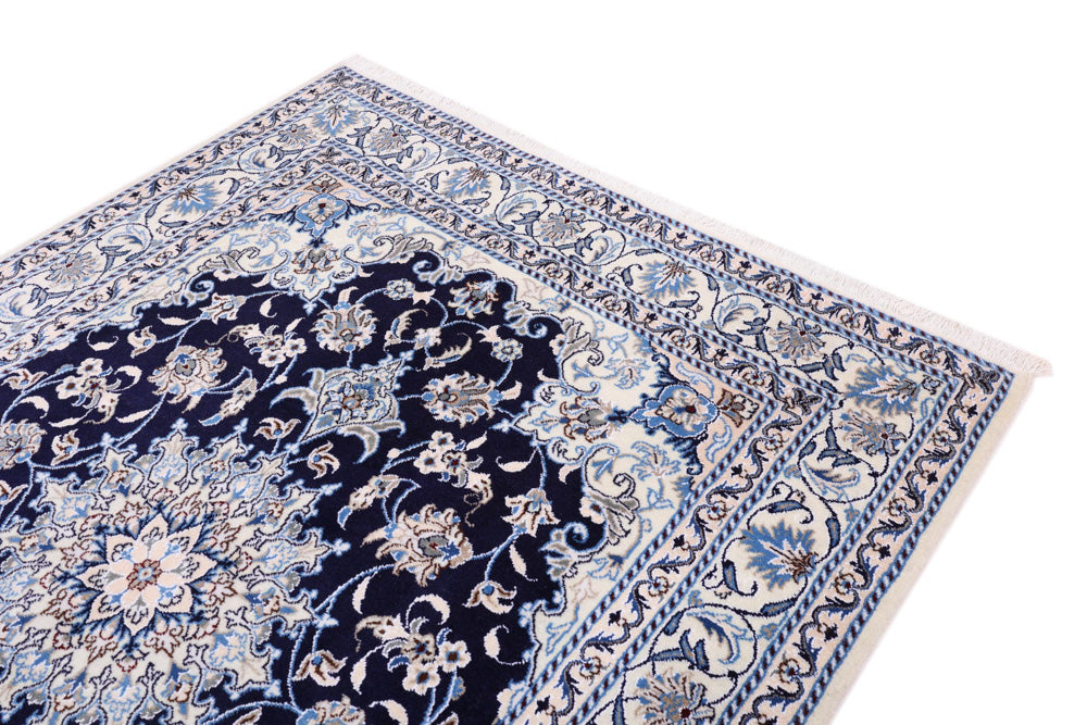 Perser Rug - Nain - 200 x 150 cm - dark blue