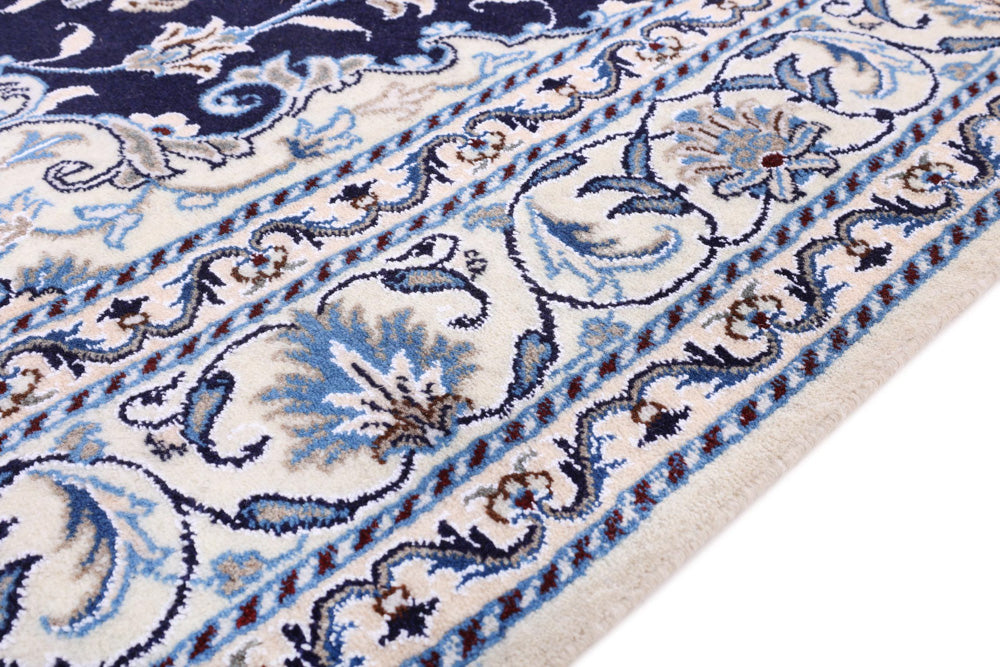 Perser Rug - Nain - 200 x 150 cm - dark blue