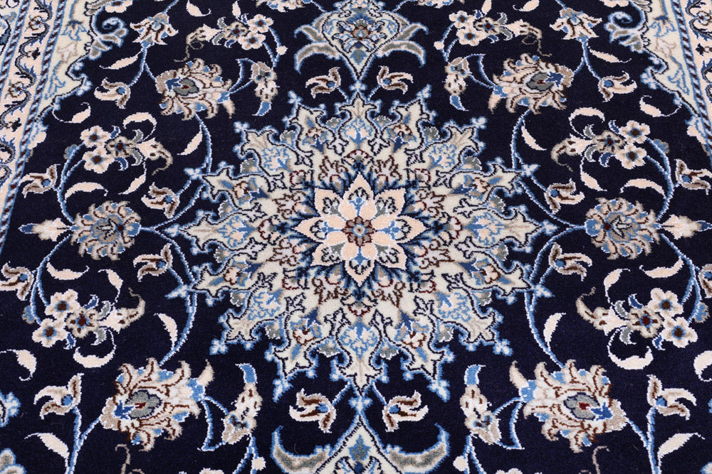 Perser Rug - Nain - 200 x 150 cm - dark blue