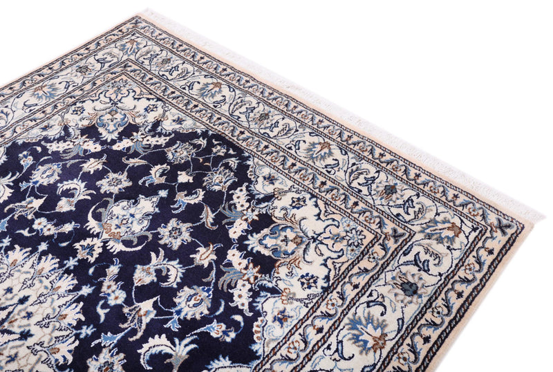 Perser Rug - Nain - 233 x 164 cm - dark blue