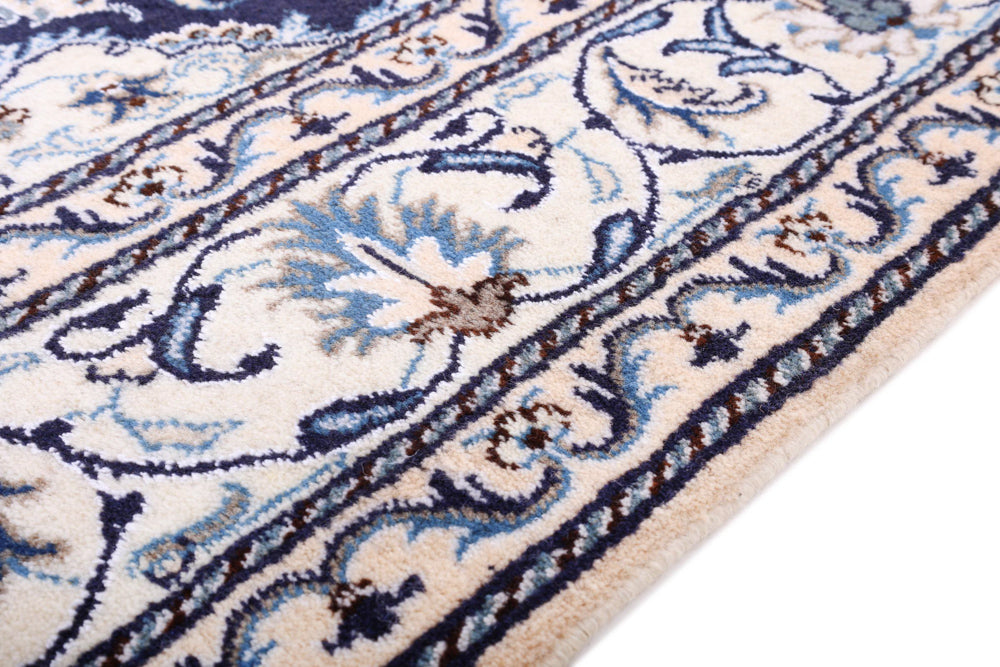 Perser Rug - Nain - 233 x 164 cm - dark blue