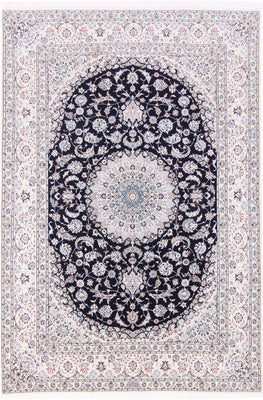 Perser Rug - Nain - Premium - 309 x 206 cm - dark blue