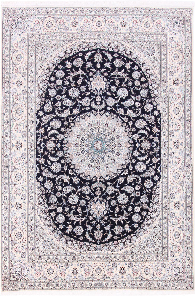 Perser Rug - Nain - Premium - 309 x 206 cm - dark blue