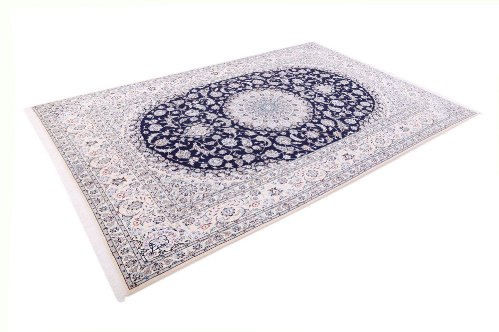 Perser Rug - Nain - Premium - 309 x 206 cm - dark blue