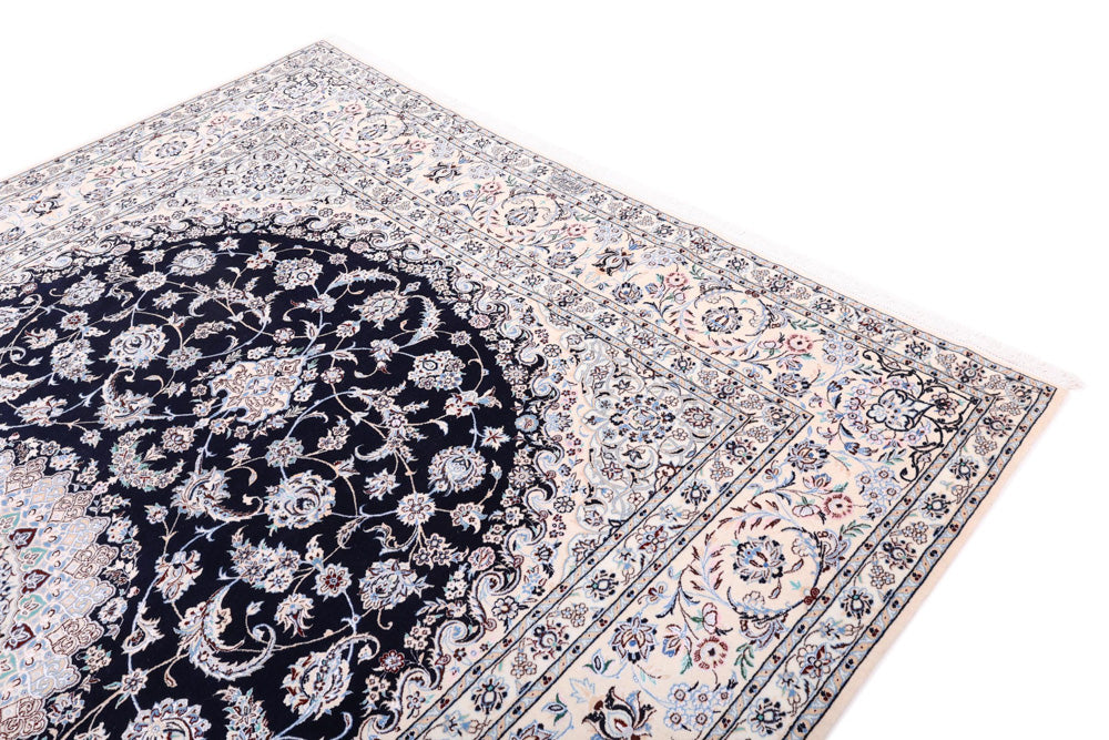 Perser Rug - Nain - Premium - 309 x 206 cm - dark blue