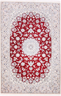 Perser Rug - Nain - Premium - 241 x 156 cm - red