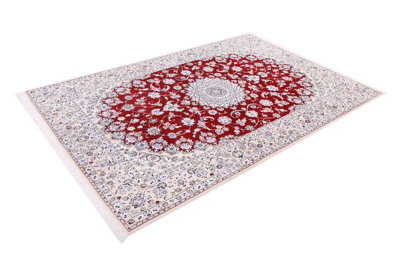 Perser Rug - Nain - Premium - 241 x 156 cm - red