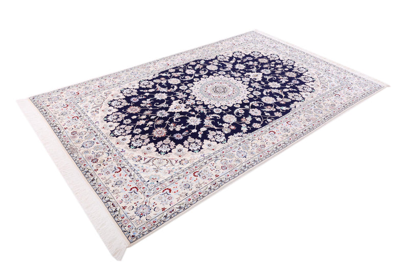 Perser Rug - Nain - Premium - 240 x 154 cm - dark blue