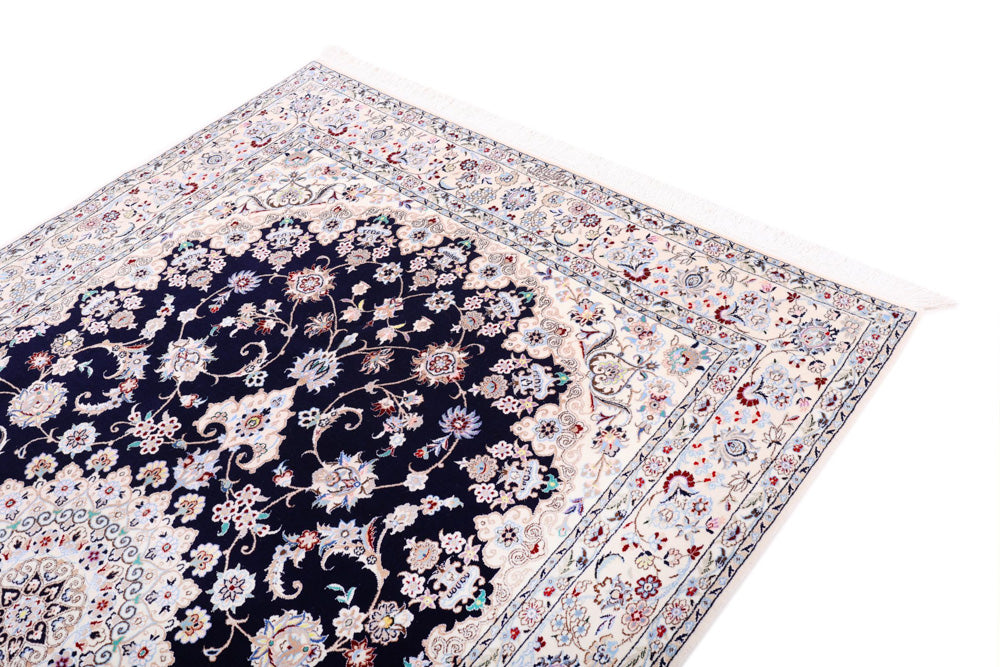 Perser Rug - Nain - Premium - 240 x 154 cm - dark blue