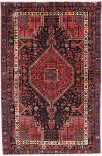 Perser Rug - Nomadic - 200 x 133 cm - dark red