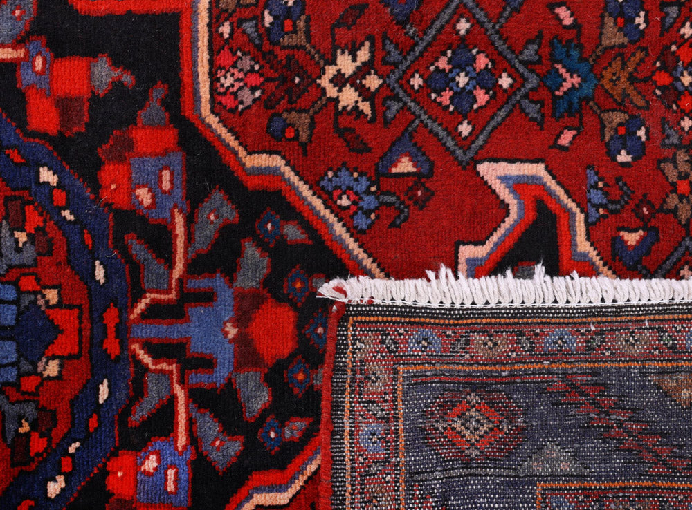 Perser Rug - Nomadic - 205 x 140 cm - dark red